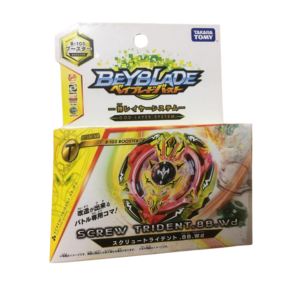 Beyblade Burst B-103 Screw Trident 8Bump Wedge - Takara Tomy